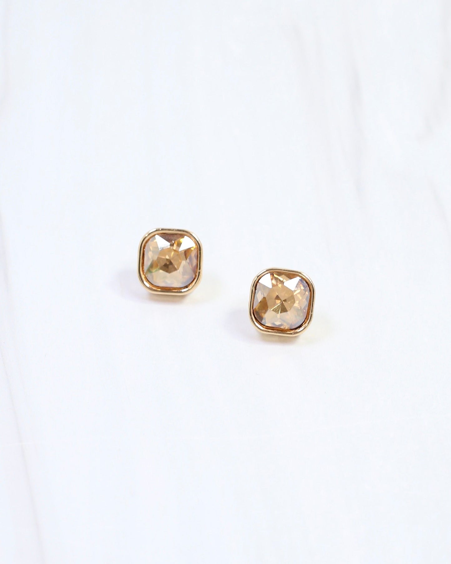 Fontaine Crystal Stud Champagne