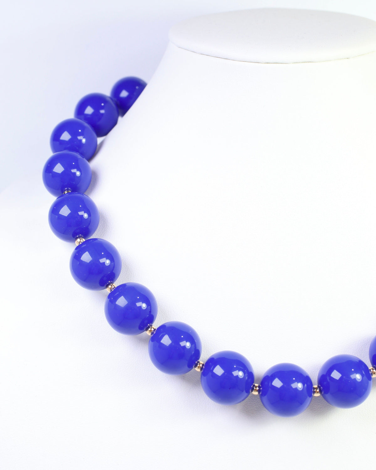 Megan Beaded Necklace Blue