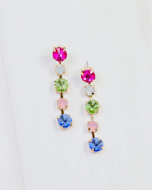 Santa Rosa Rhinestone Earring Multi