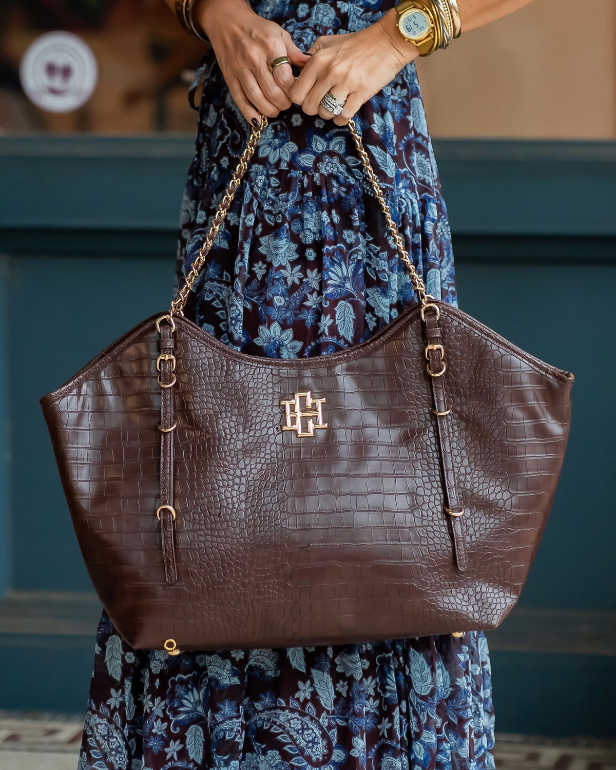 Harlow Tote Chocolate EC