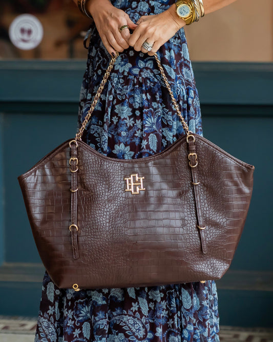 Harlow Tote Chocolate EC