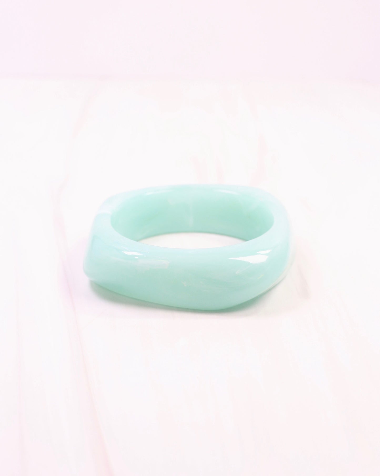Chelsea Geometric Bangle Bracelet Aqua