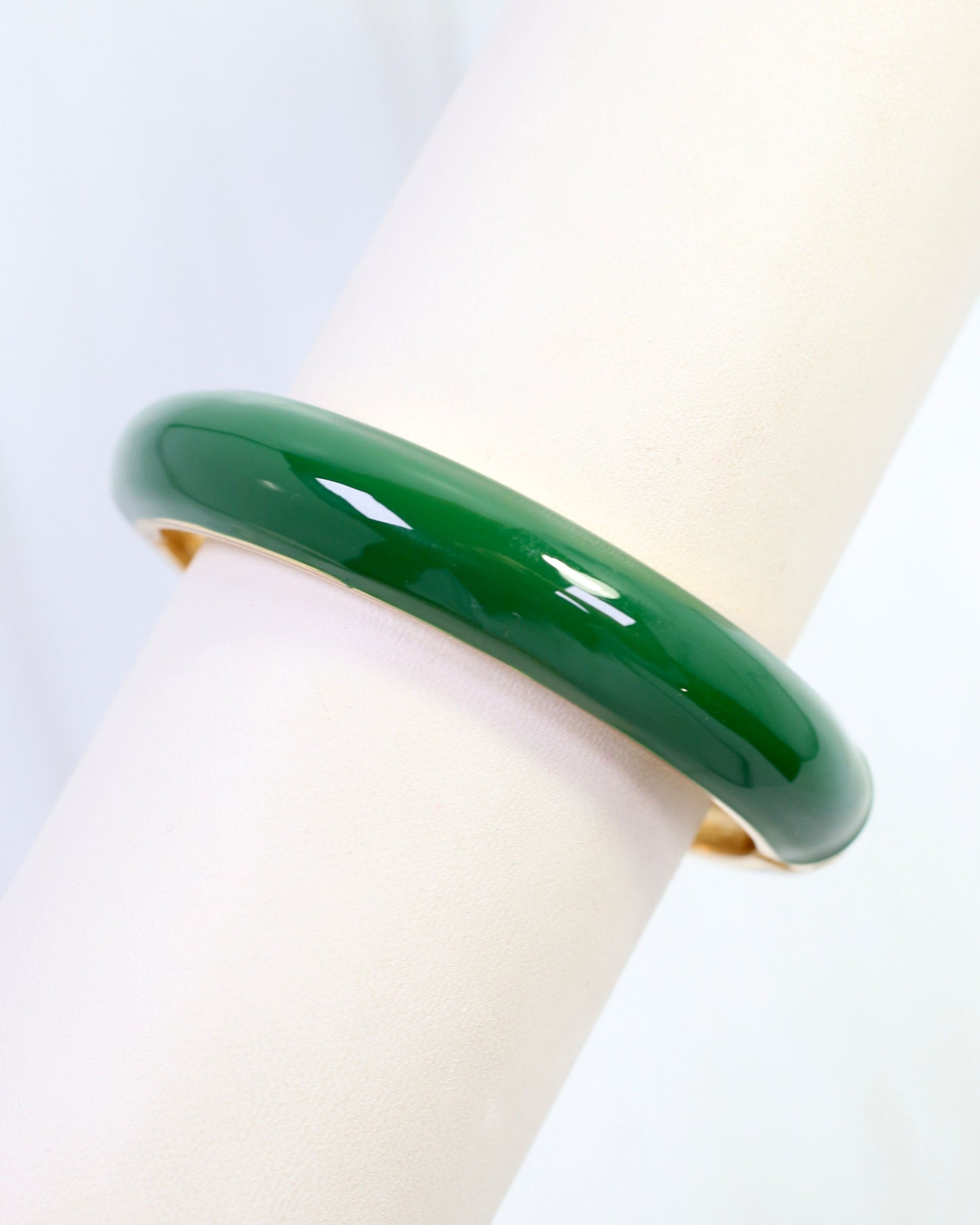 Jana Hinged Bangle Bracelet Green