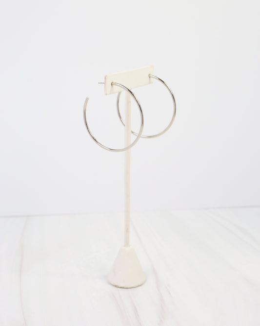 Austin Hoop Earring Silver