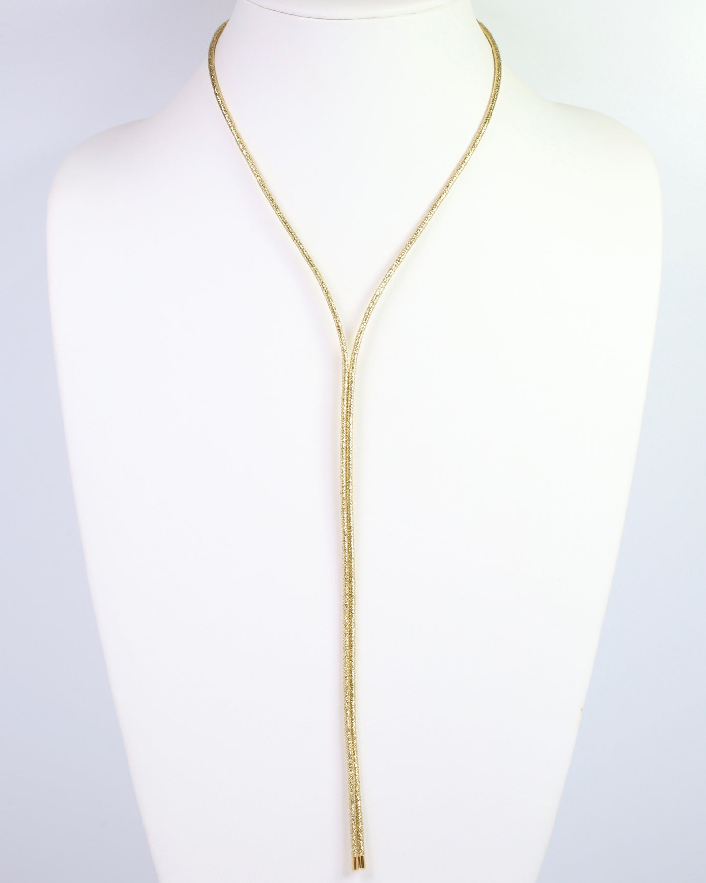 Dakota Magnetic Cord Necklace Gold