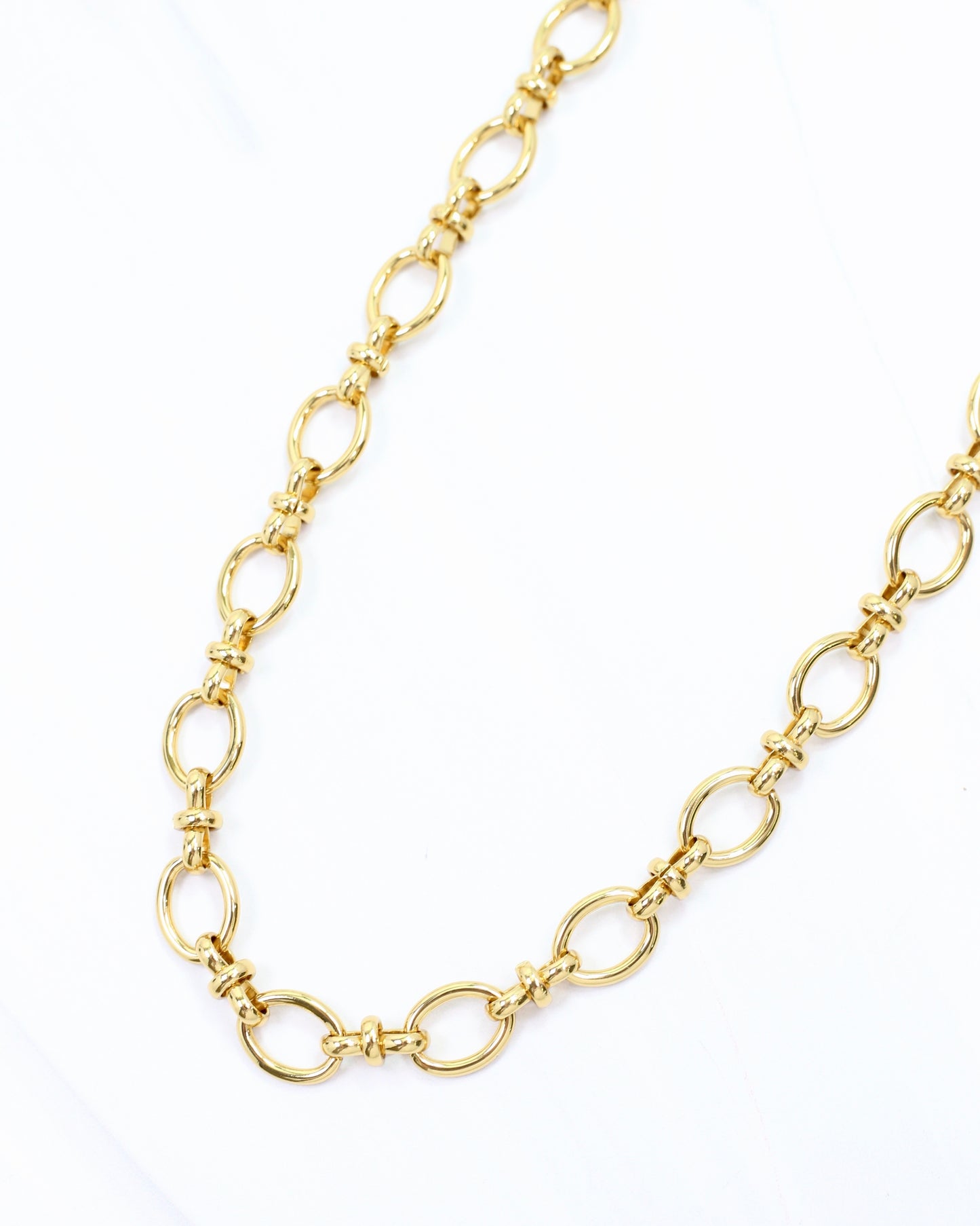 Denholme Link Necklace Gold