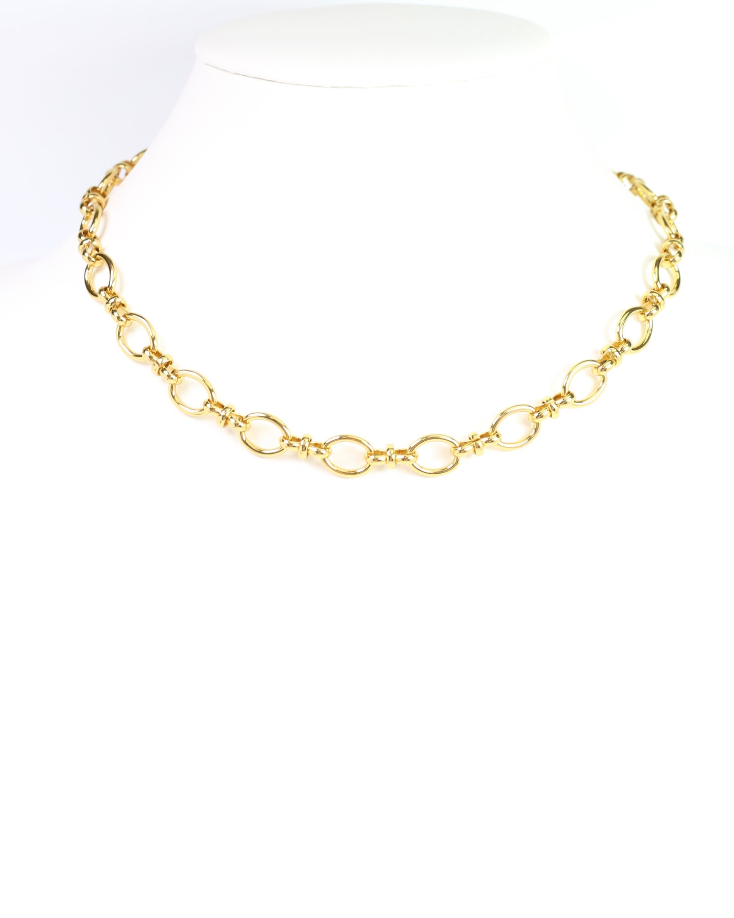 Denholme Link Necklace Gold