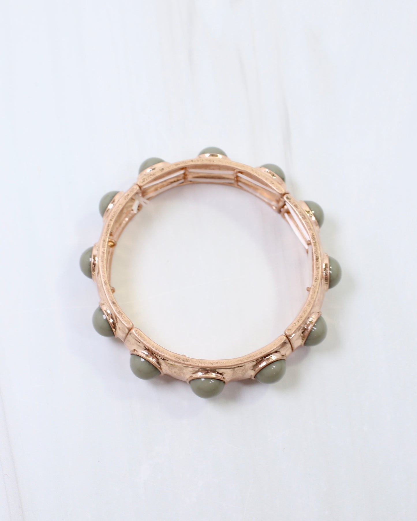 Reagan Stretch Bracelet Grey