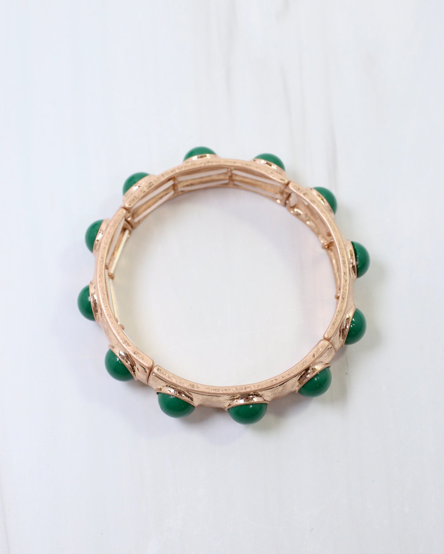 Reagan Stretch Bracelet Green