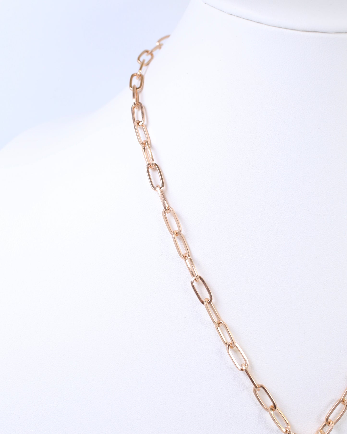 Terrace Circle Drop Toggle Necklace Green