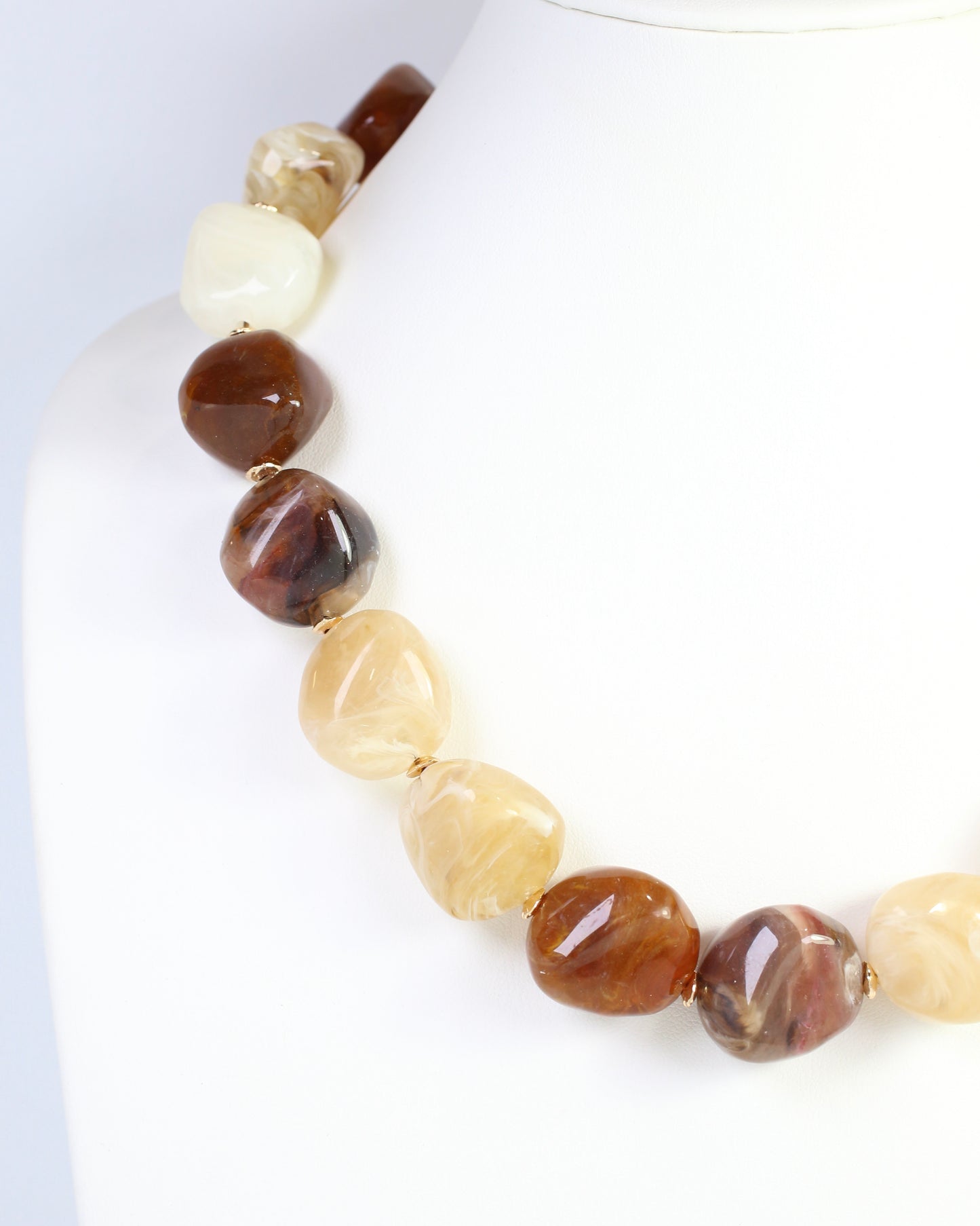 Clarksdale Marble Necklace Natural Multi