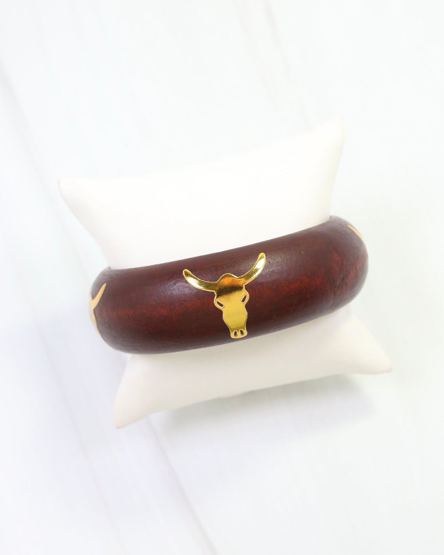 Agnes Bull Bangle Bracelet Brown