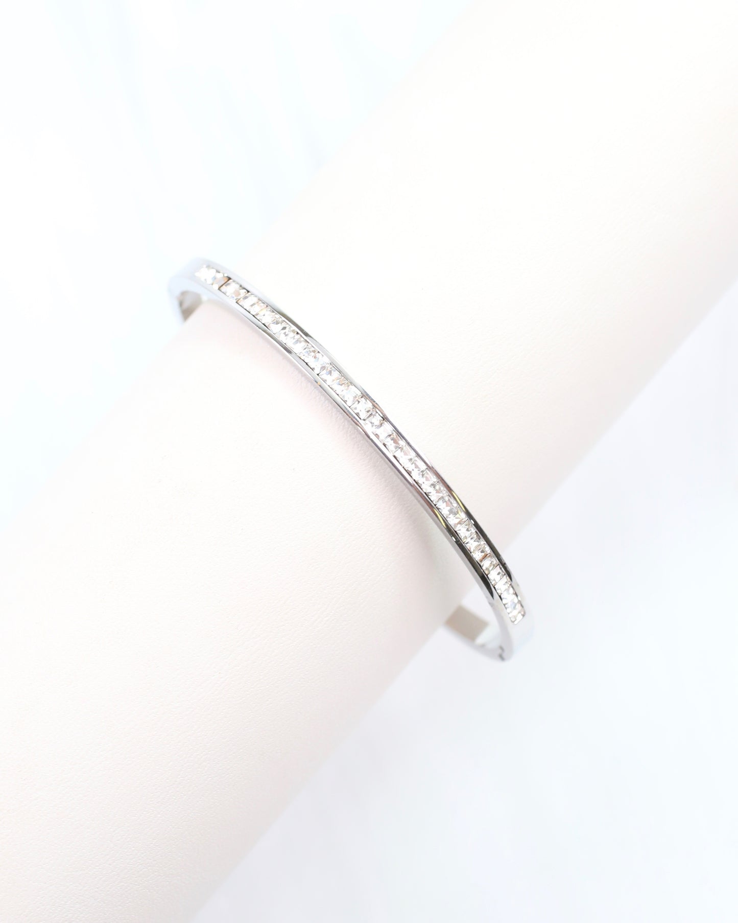 Nell Bangle Bracelet Silver
