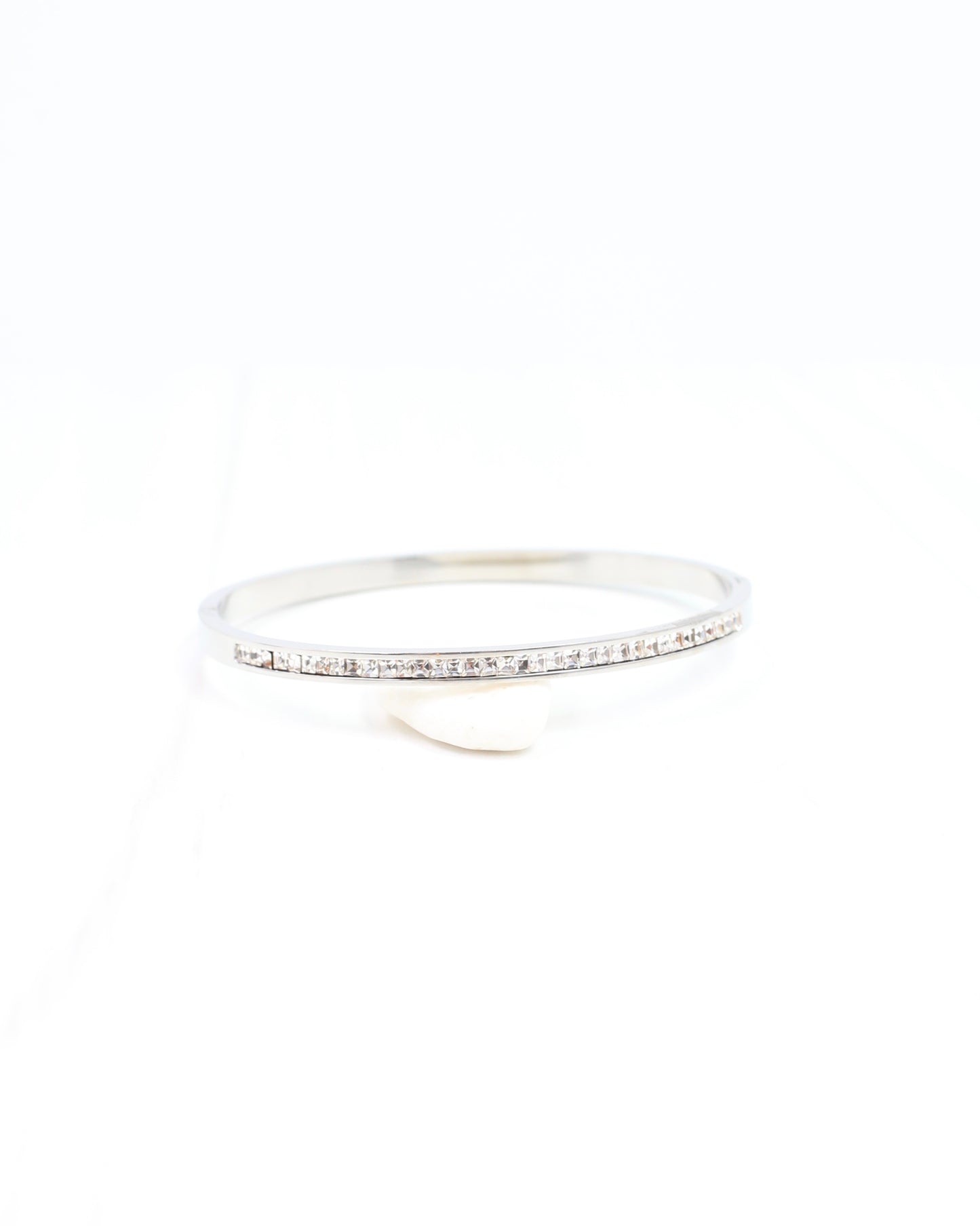 Nell Bangle Bracelet Silver