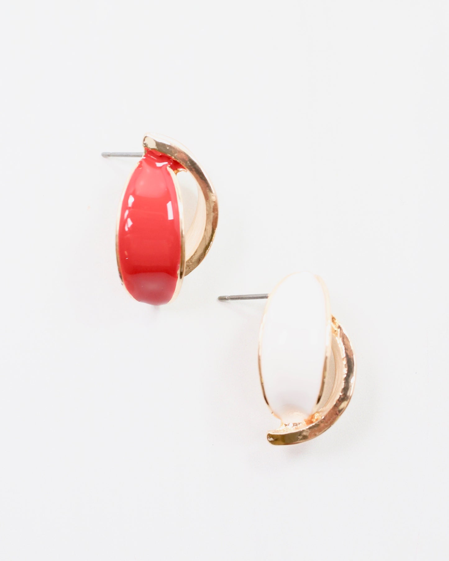 Cora Game Day Earring Red White