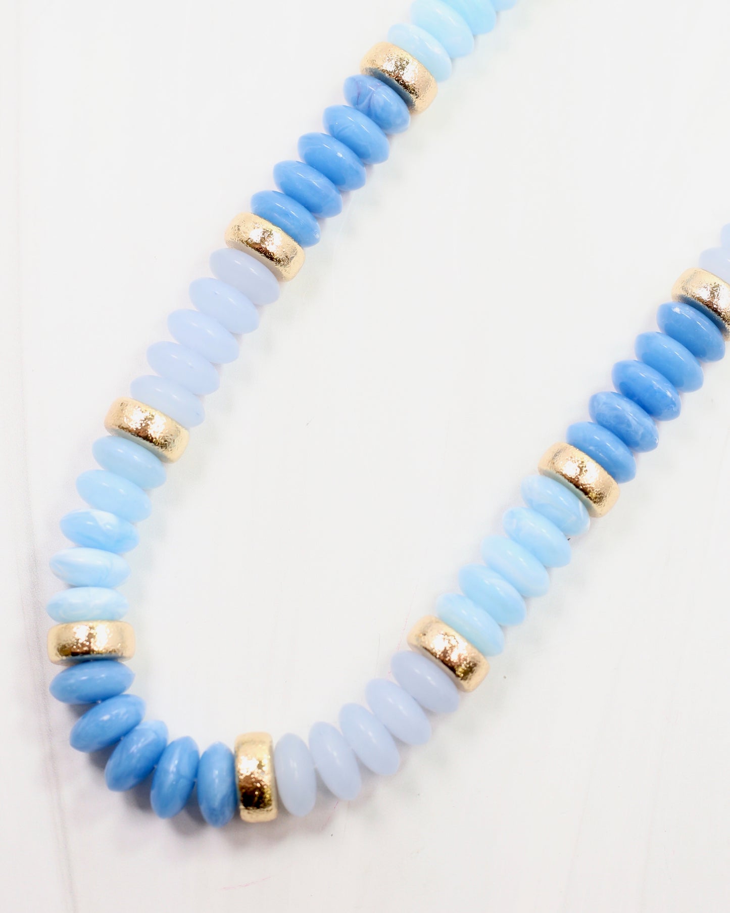 Eye Candy Beaded Necklace Blue