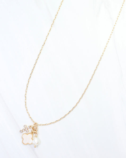 Bianco Necklace with Charms Gold
