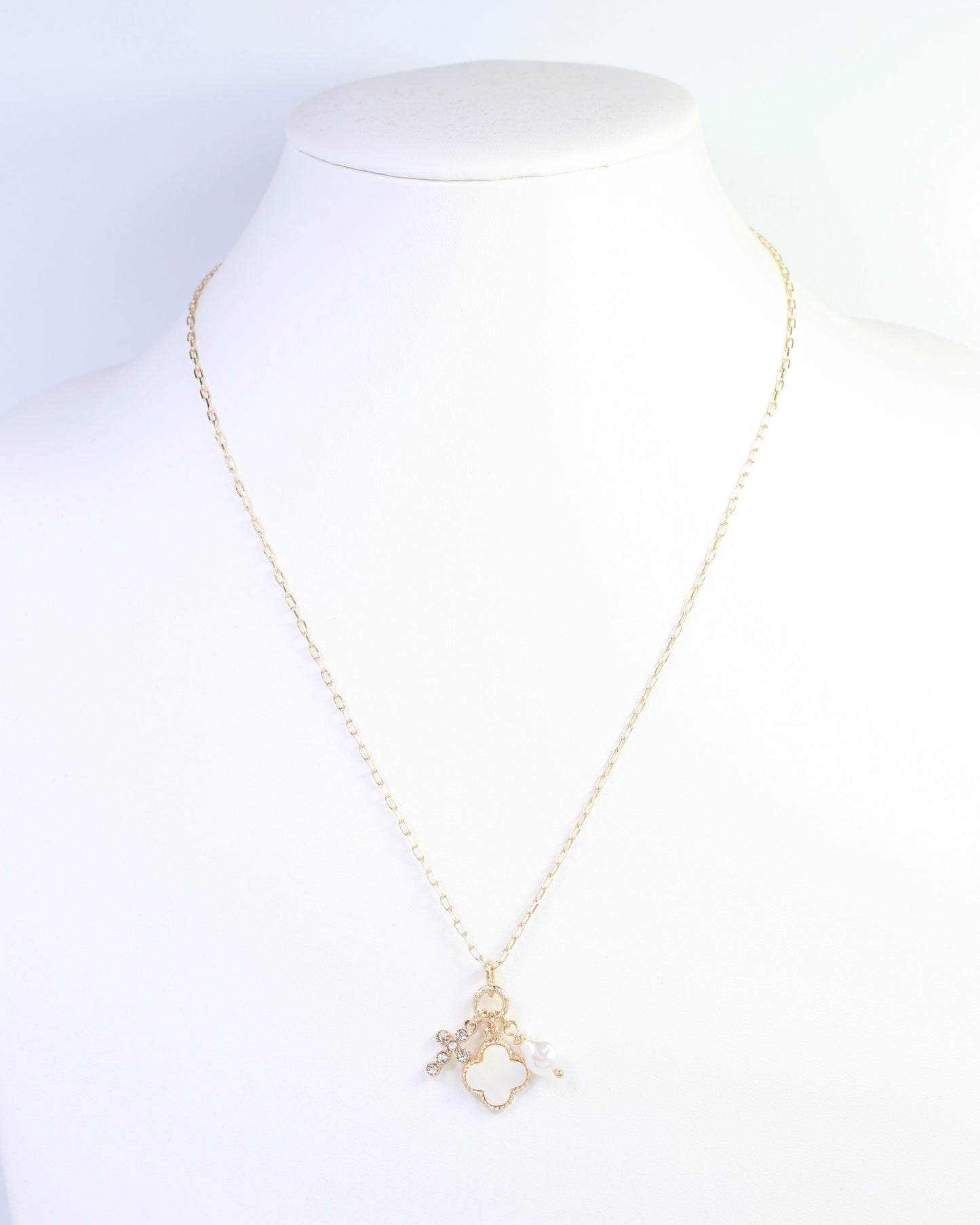 Bianco Necklace with Charms Gold