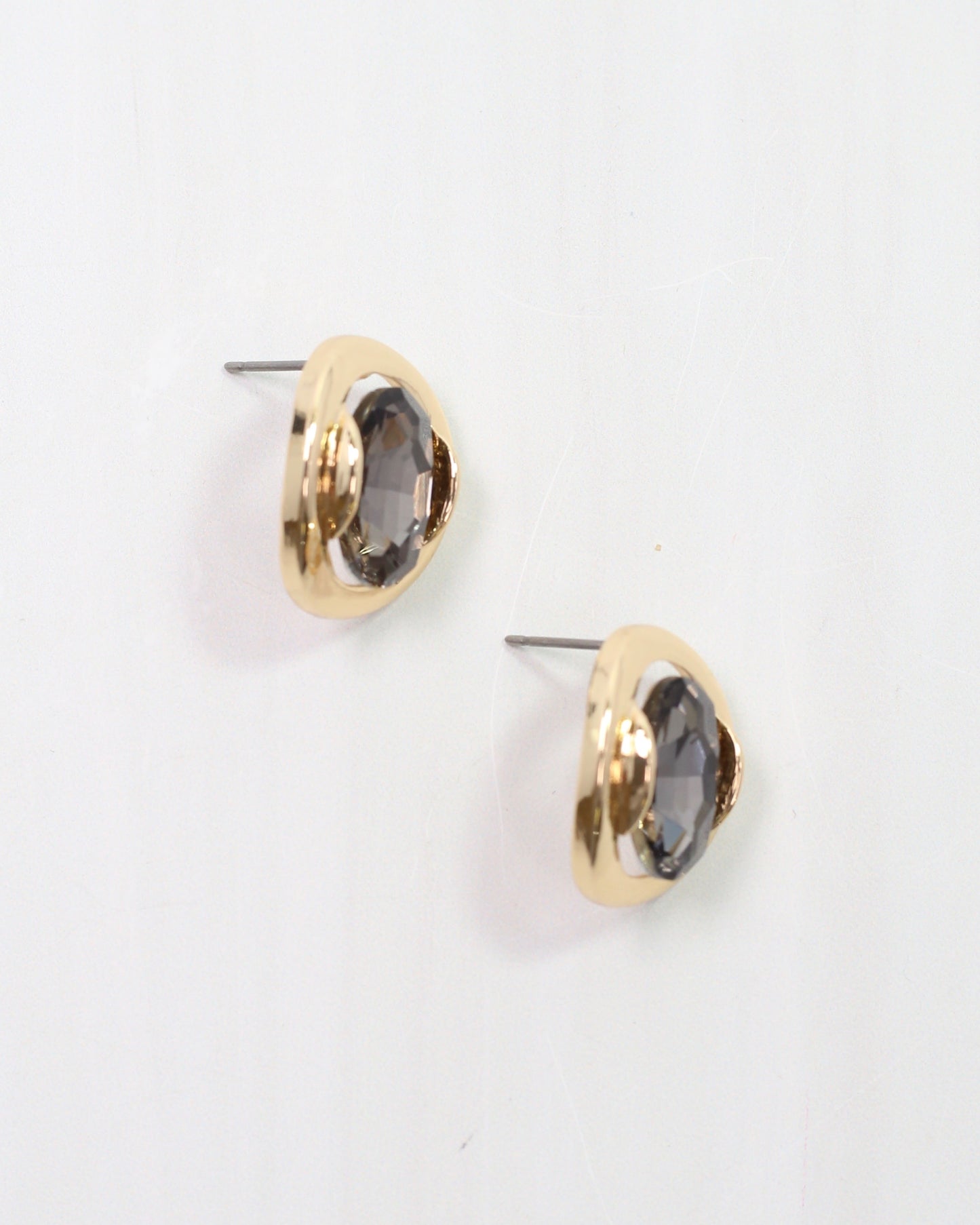 Julia Stone Stud Earring Black Diamond