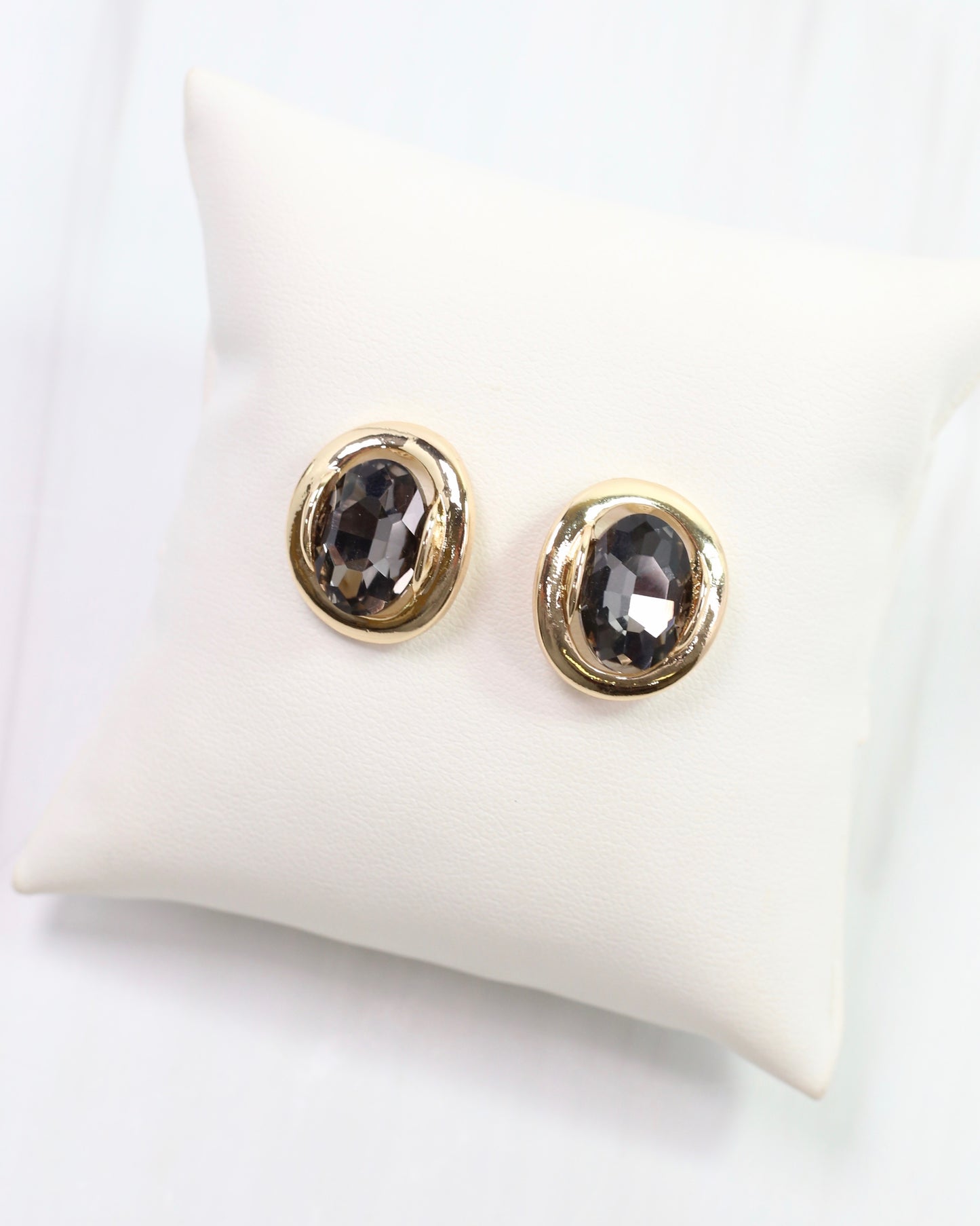 Julia Stone Stud Earring Black Diamond