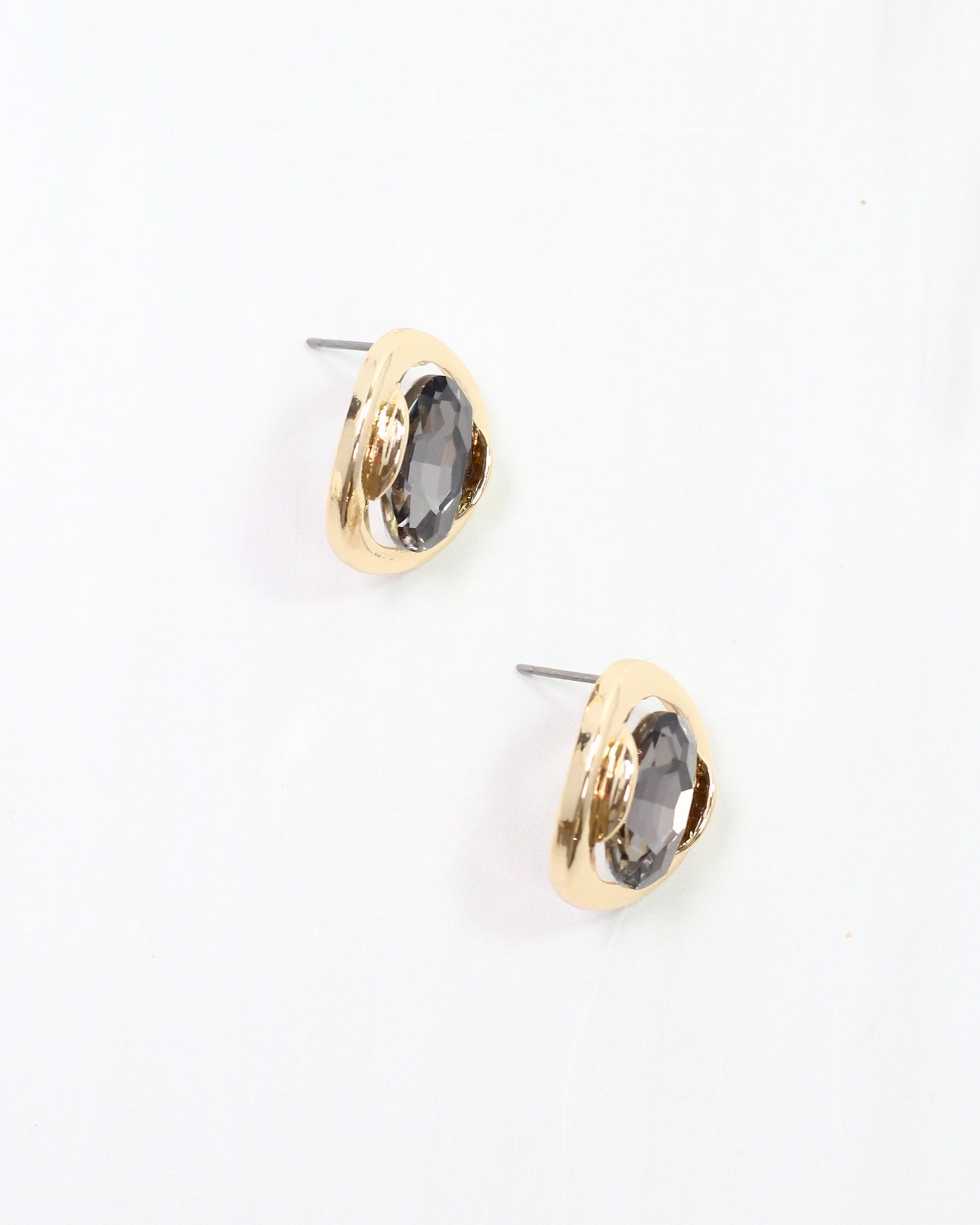 Julia Stone Stud Earring Black Diamond