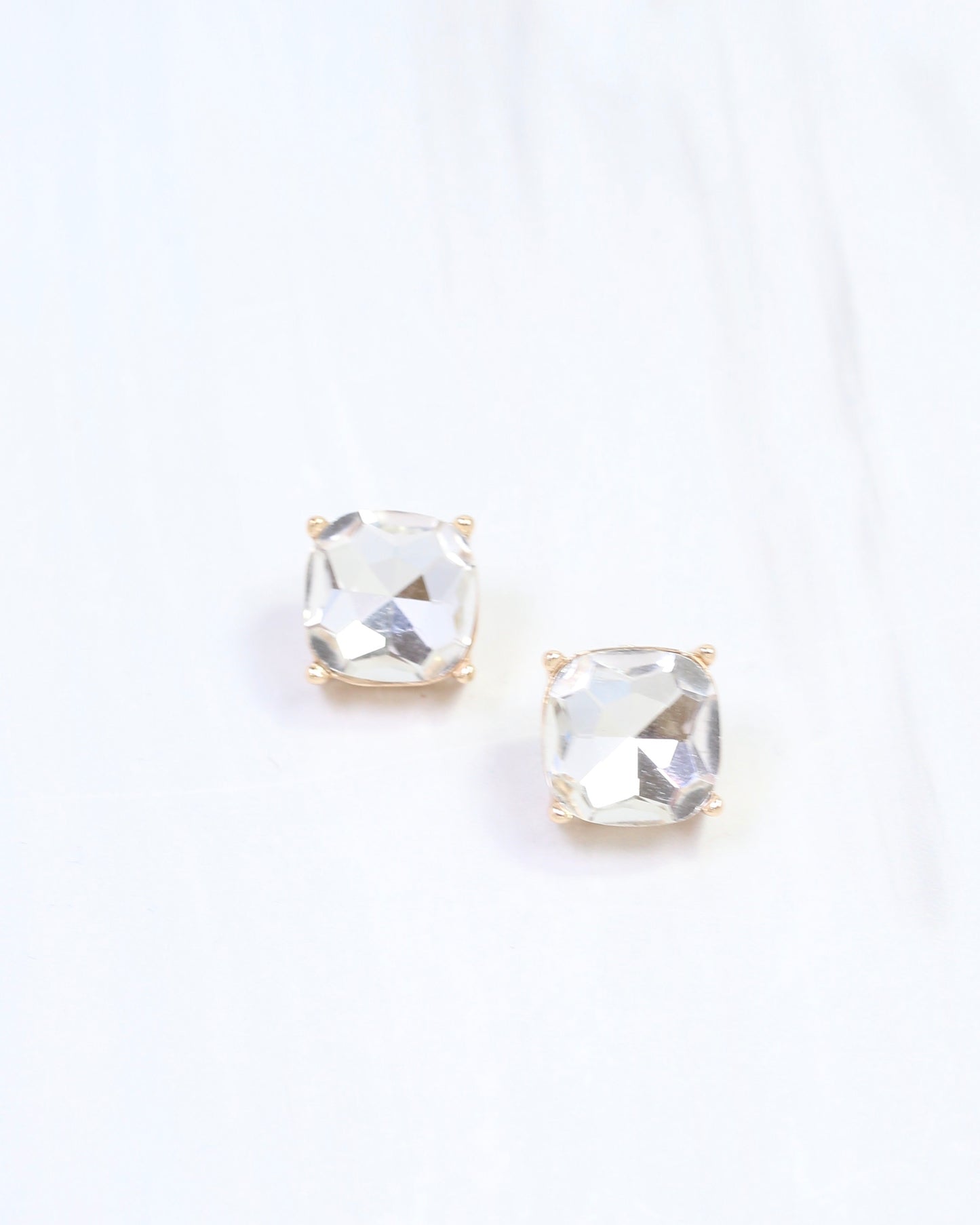 Julien Stone Stud Earring Clear