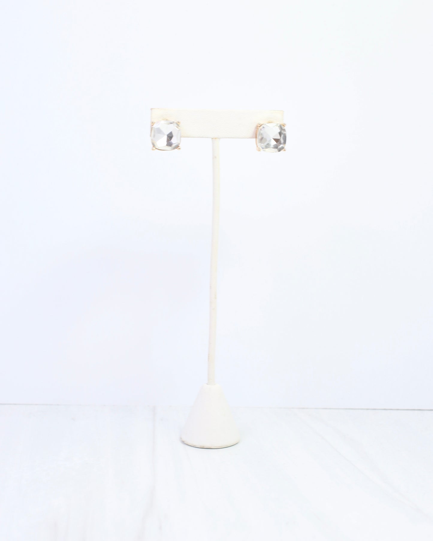 Julien Stone Stud Earring Clear