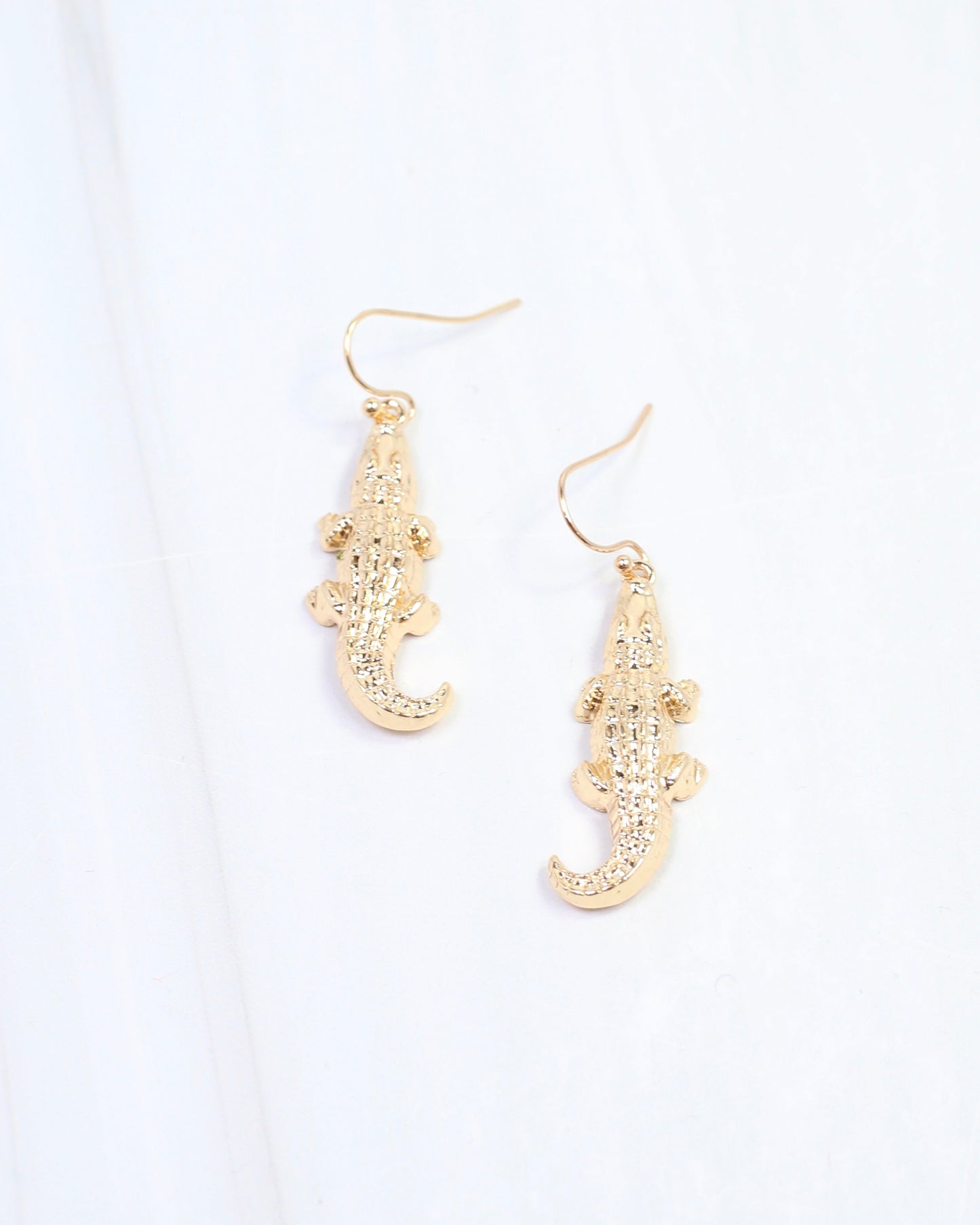 Alice Aligator Earring Gold