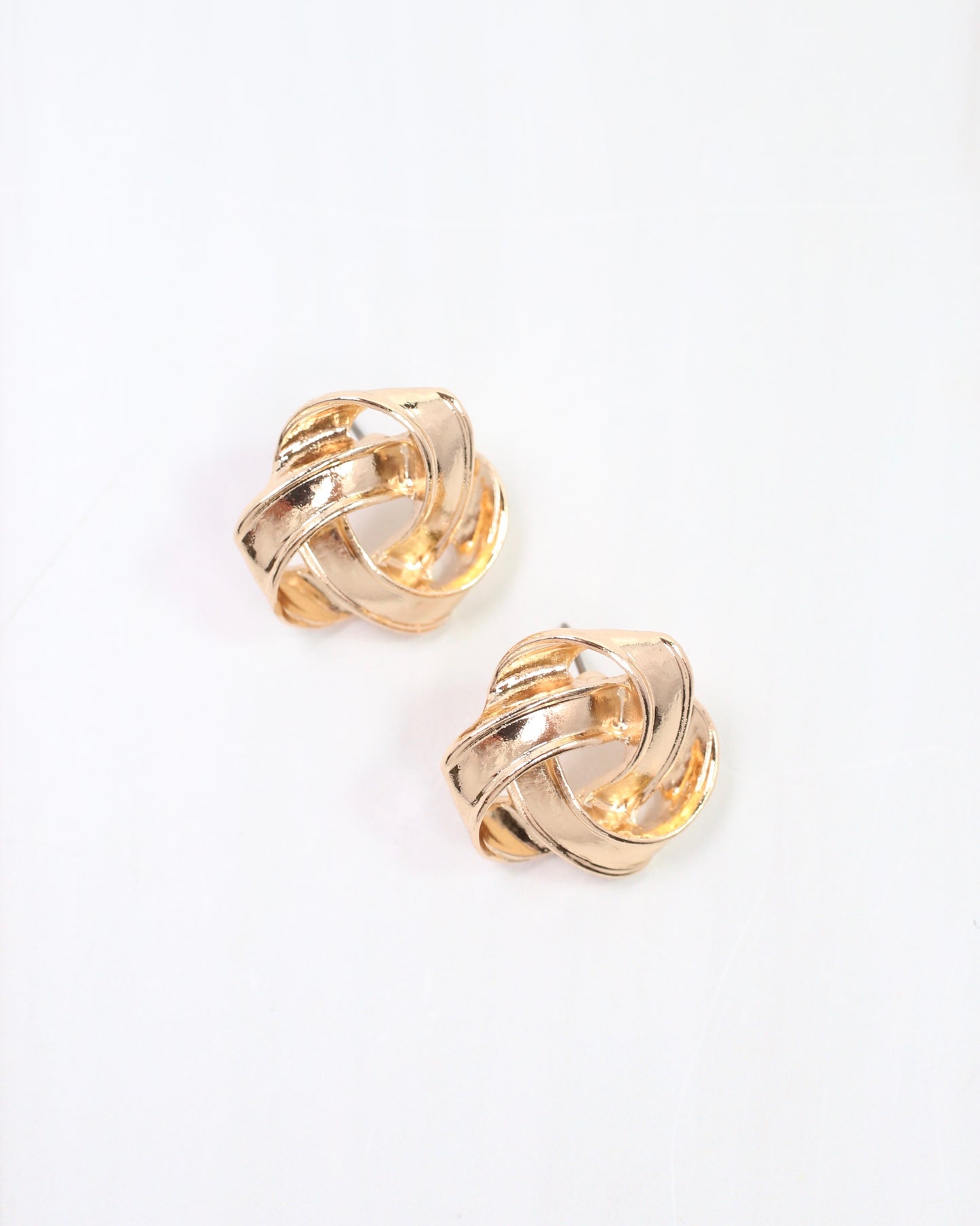 Telluride Twisted Stud Earring Gold