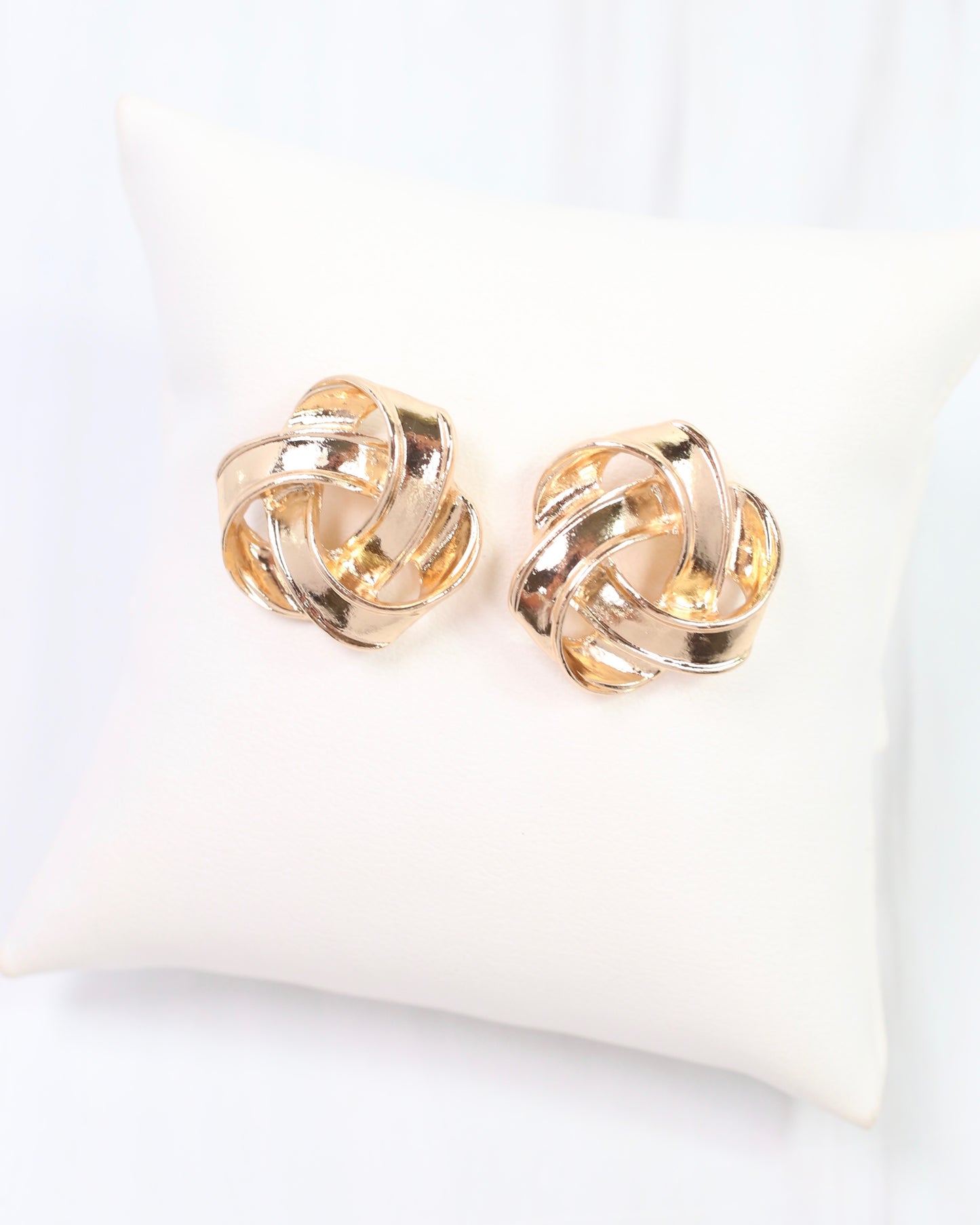 Telluride Twisted Stud Earring Gold