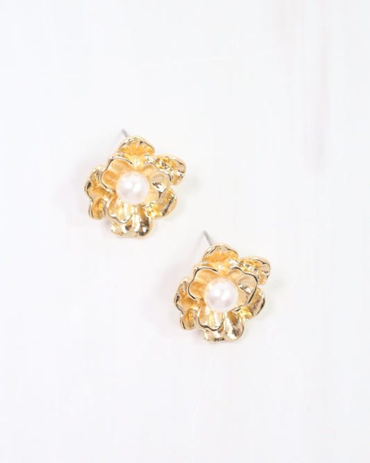 Flower Power Earring Gold