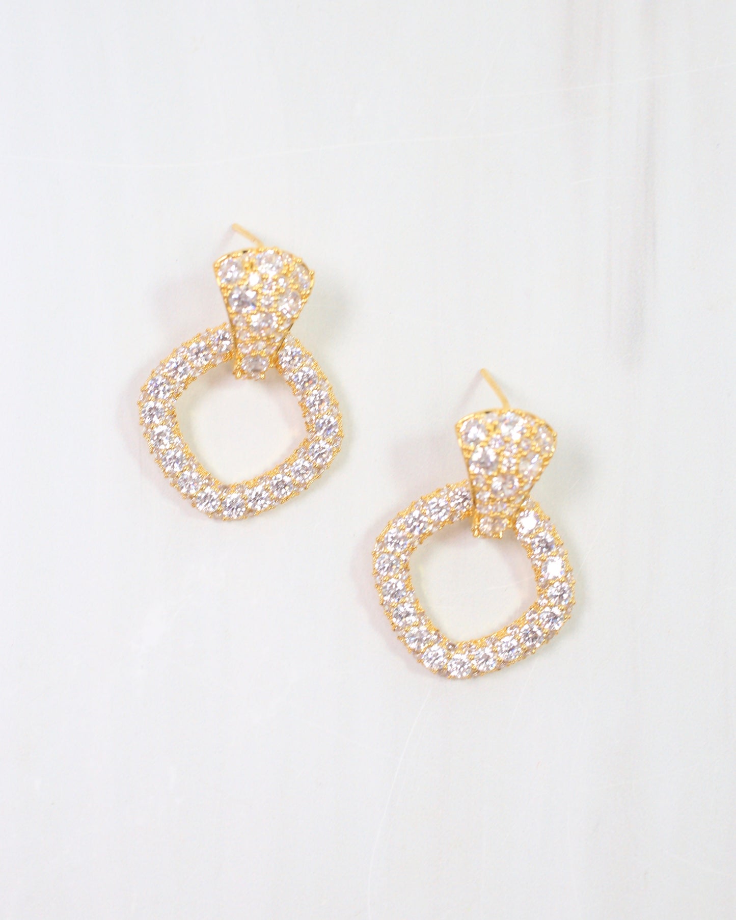 Carterton Crystal  Earring Gold