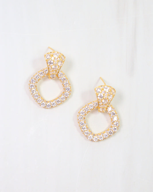 Carterton Crystal  Earring Gold