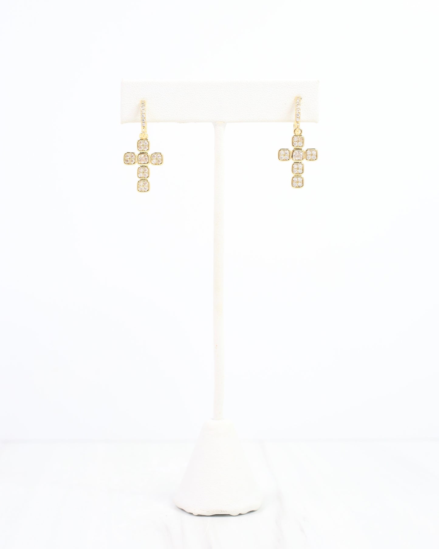 Nadia Cross Earring Gold