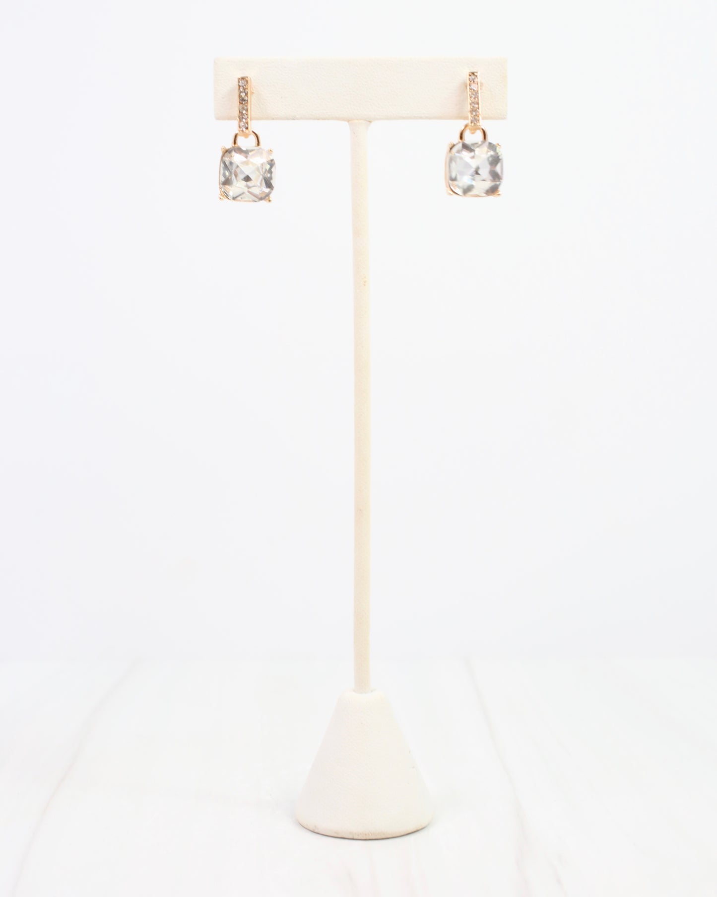 Jonell CZ Stone Earring CLEAR