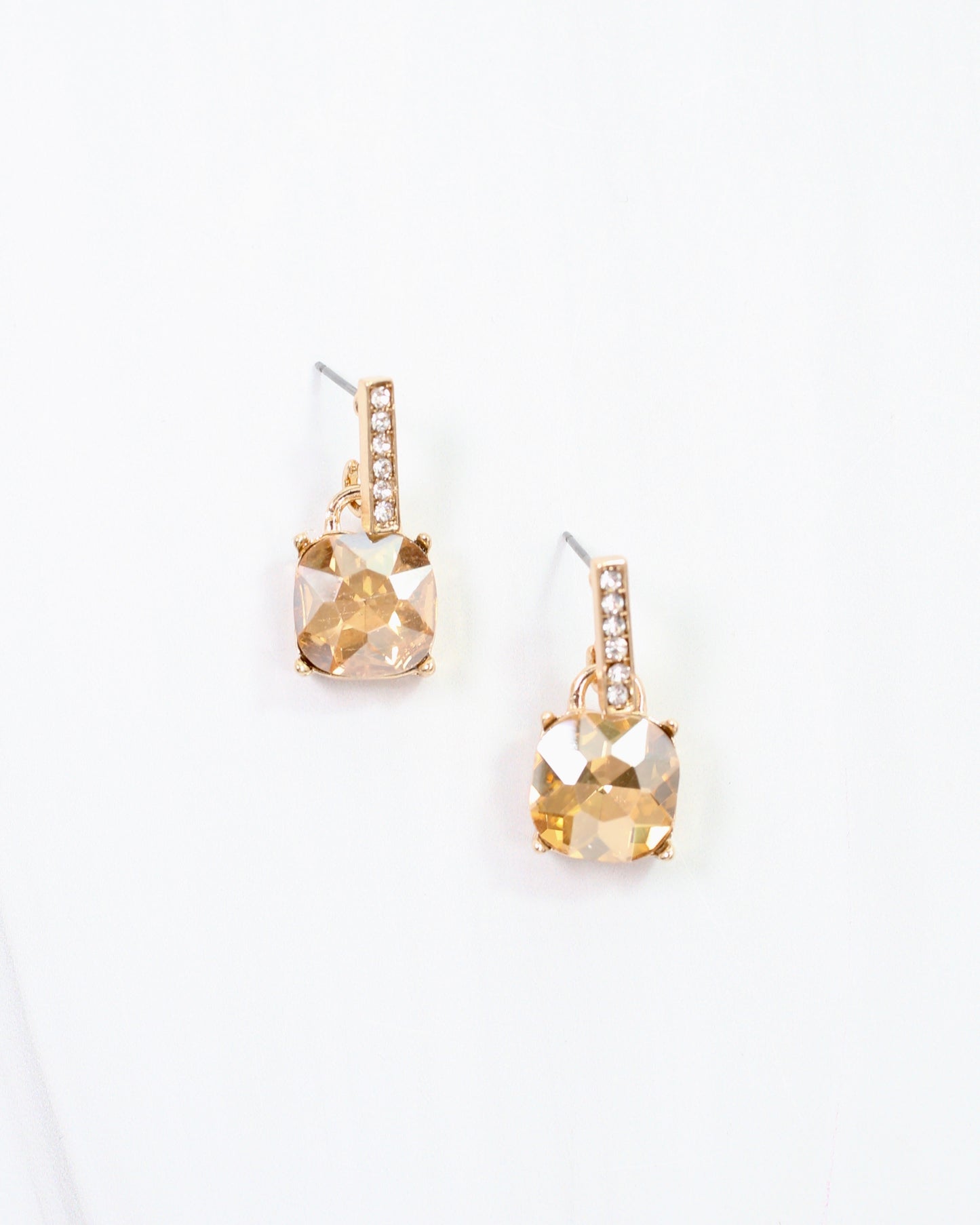 Jonell CZ Stone Earring Champagne