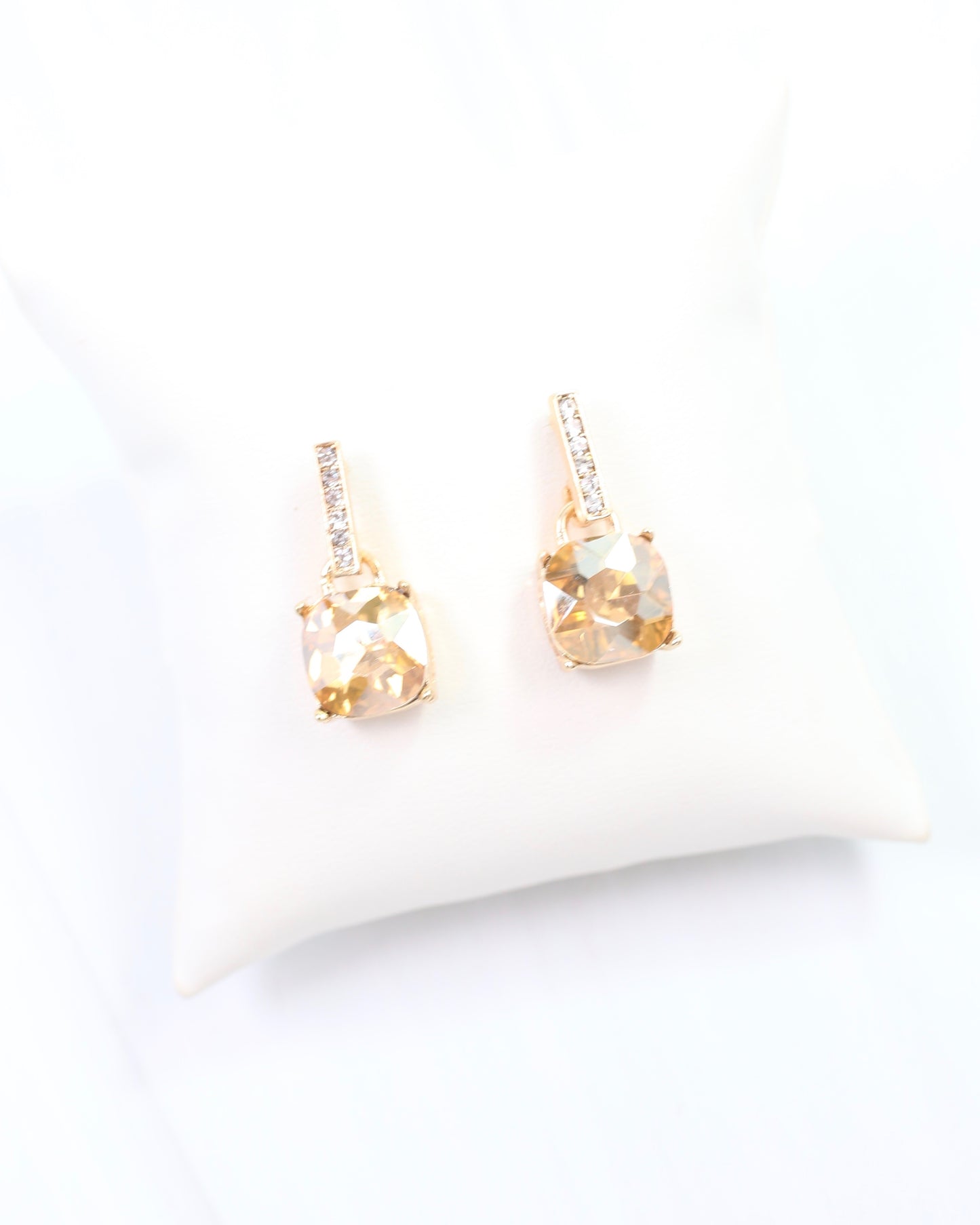 Jonell CZ Stone Earring Champagne