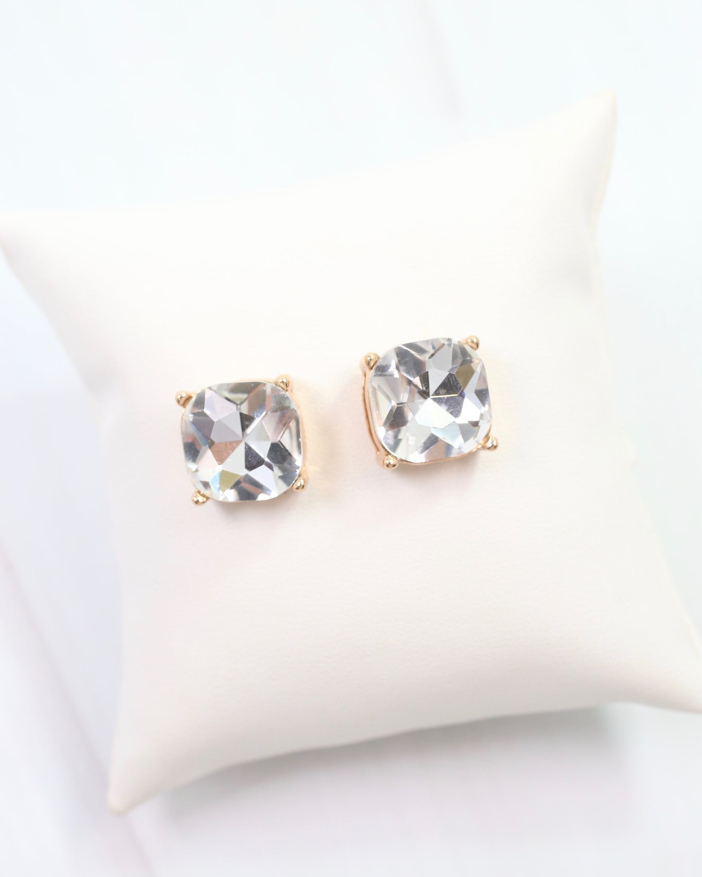 Julien Stone Stud Earring Clear