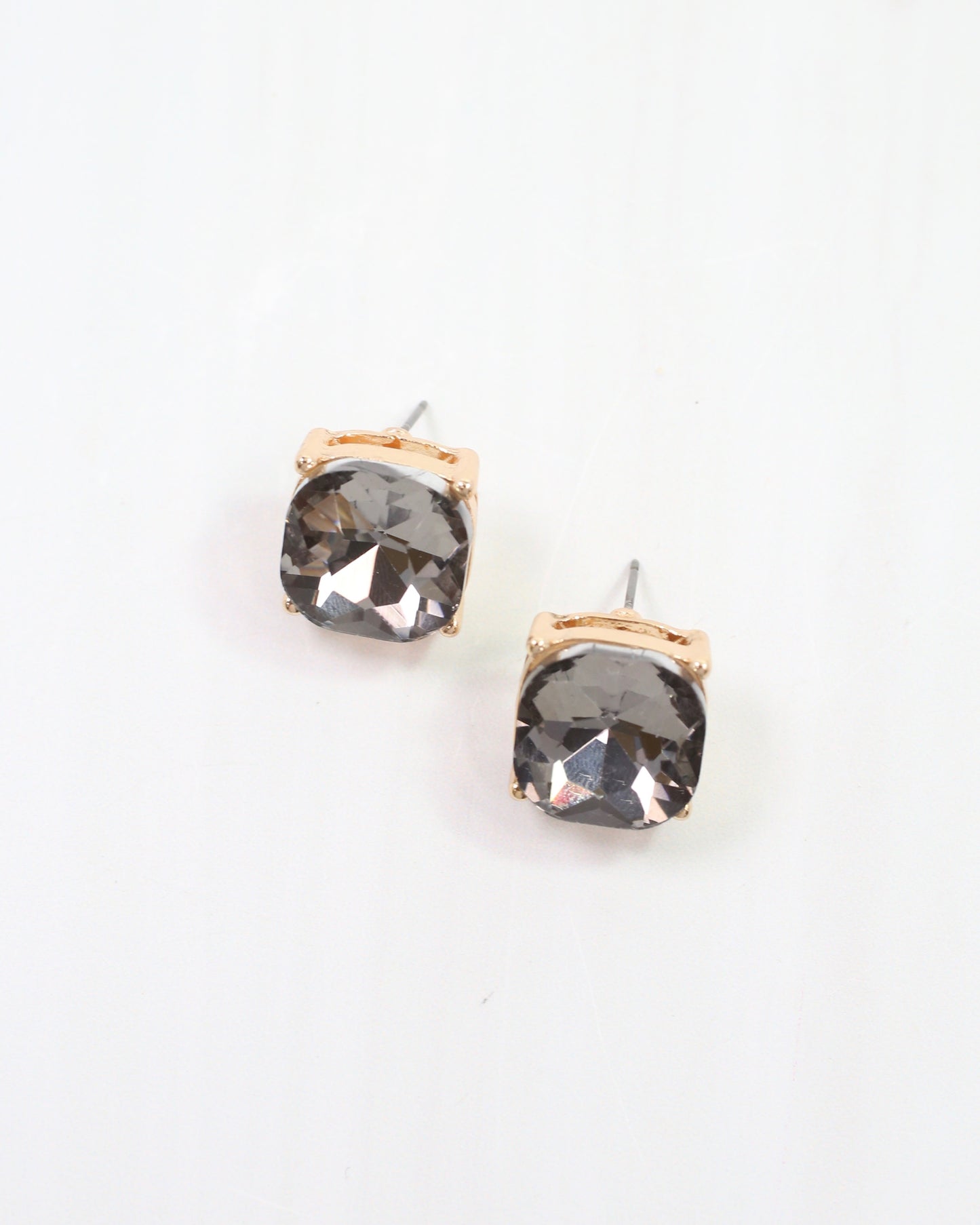 Julien Stone Stud Earring Black Diamond