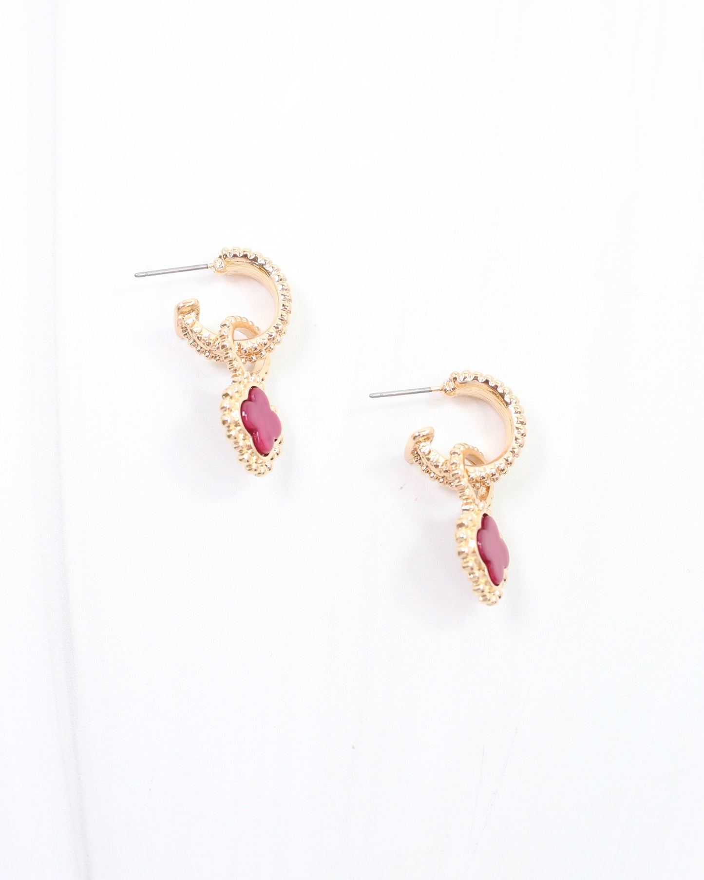 Condaleasa Clover Hoop Fuchsia