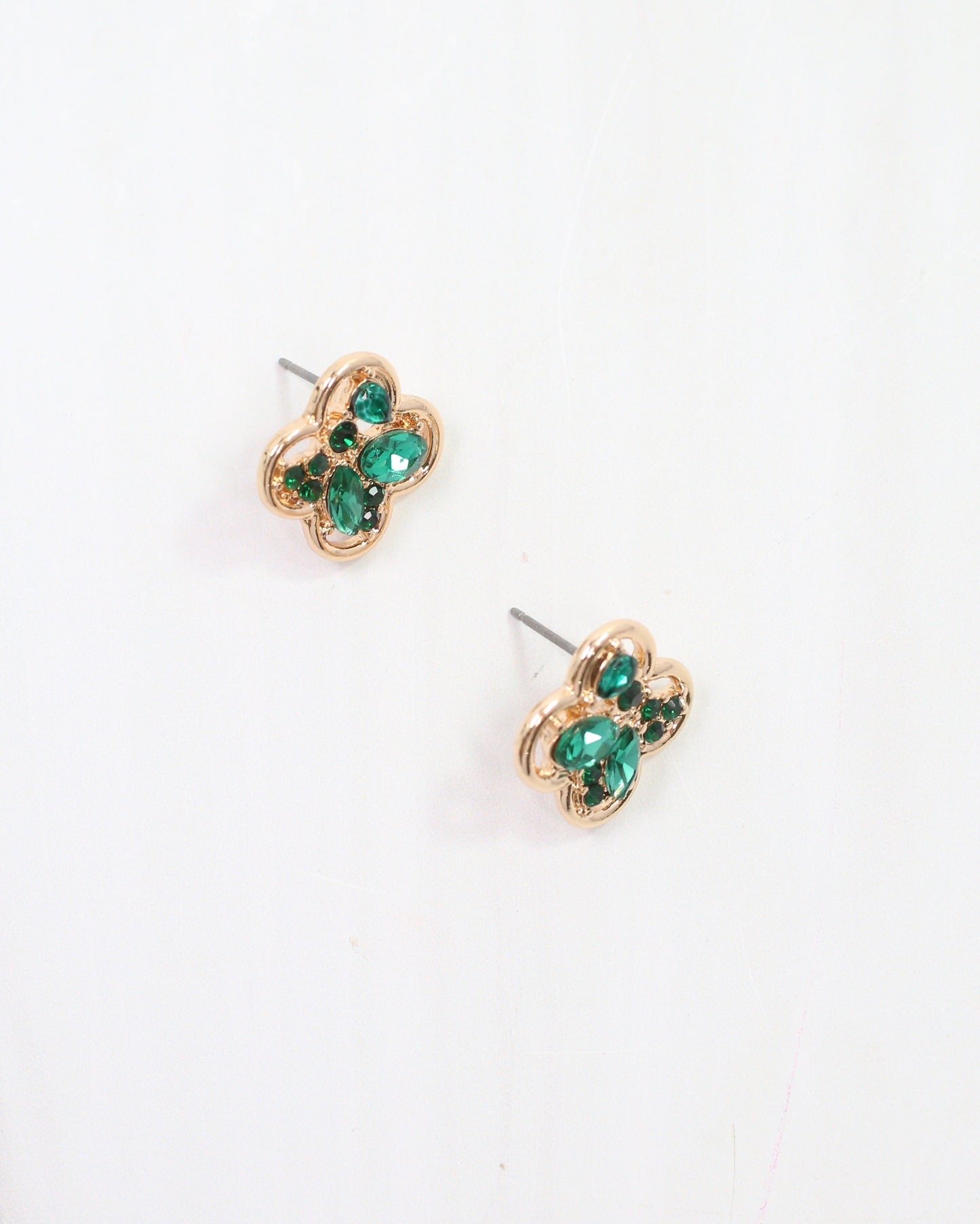 Coronado Clover Cluster Stud Green