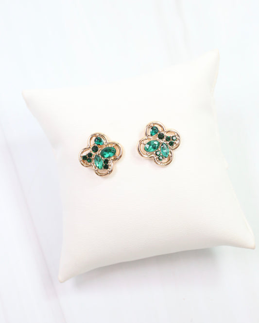 Coronado Clover Cluster Stud Green
