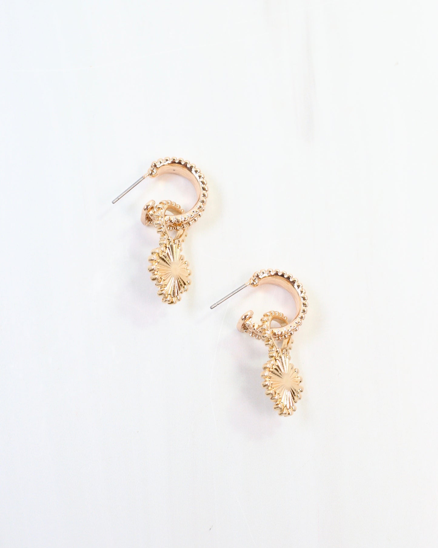 Hector Clover Hoop Earring Gold