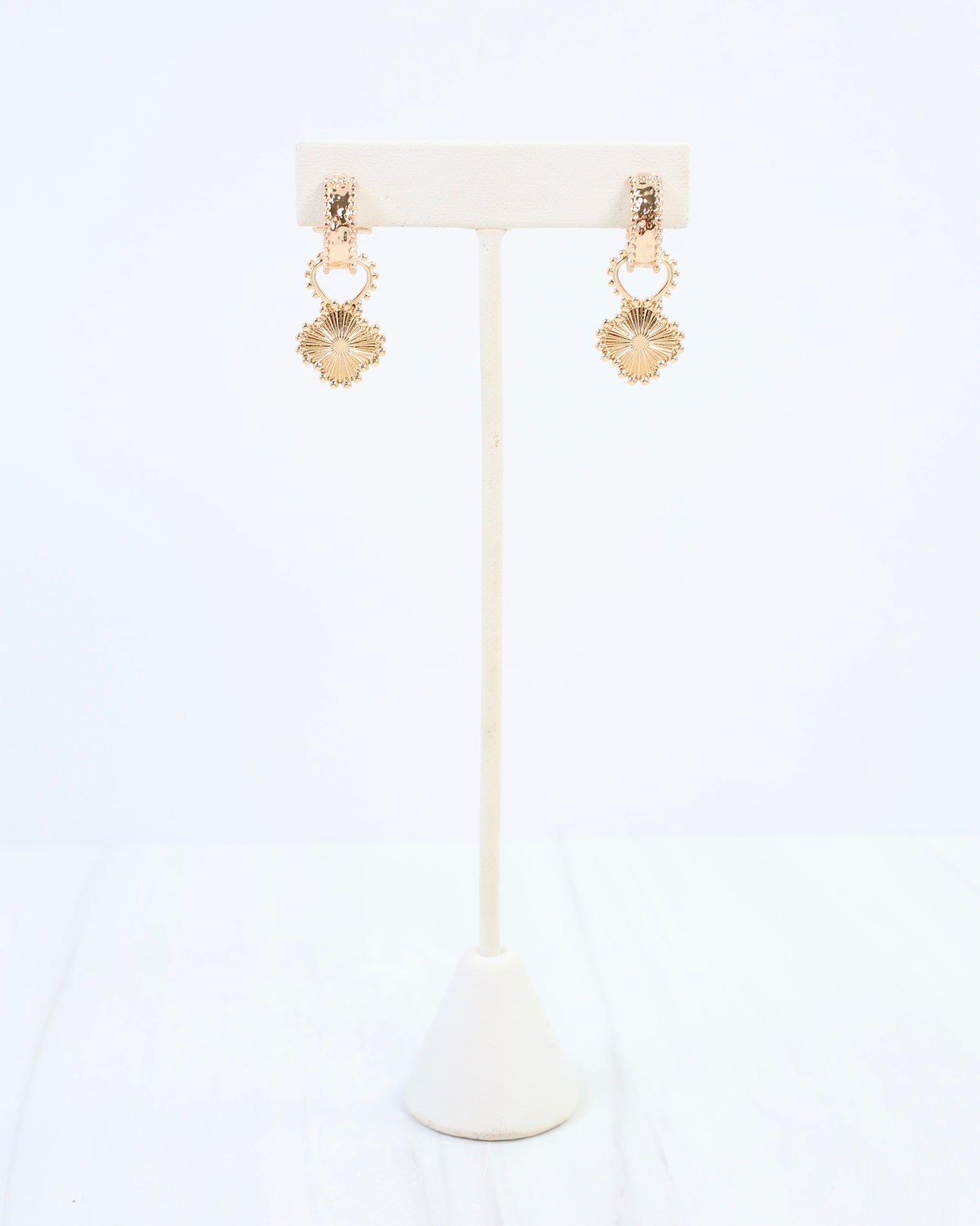 Hector Clover Hoop Earring Gold