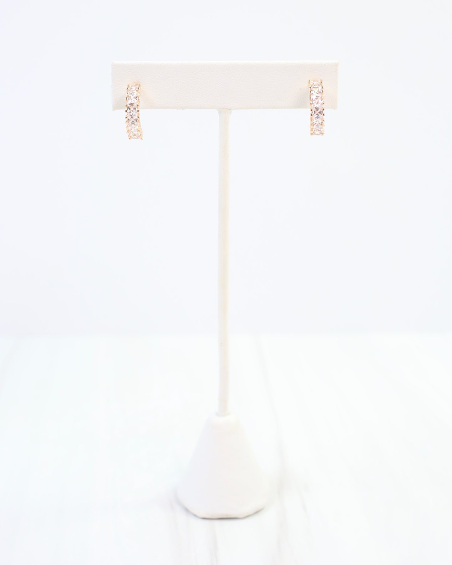 Jocelyn CZ Hoop Earring Gold