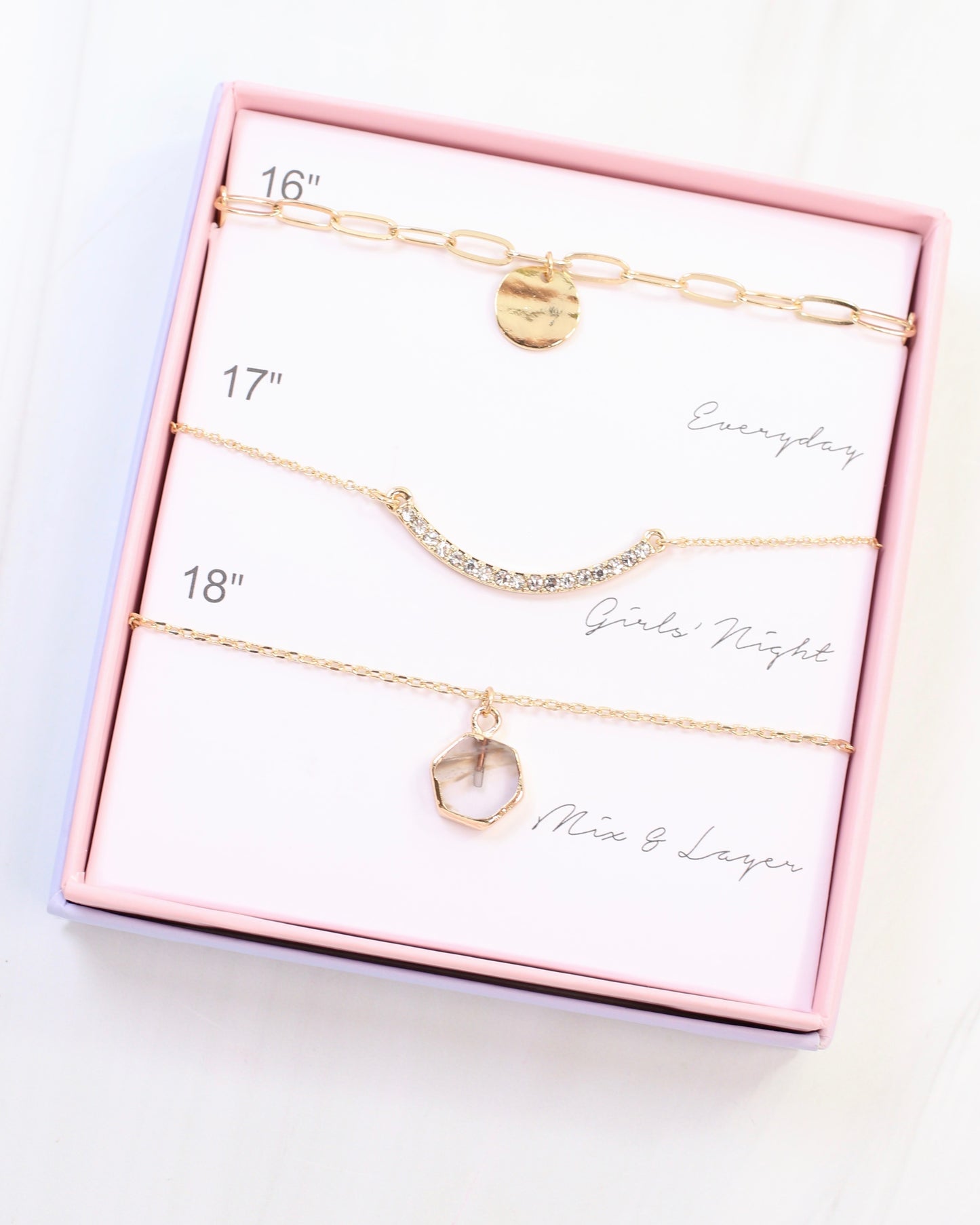 Ramsey Necklace Set Gold