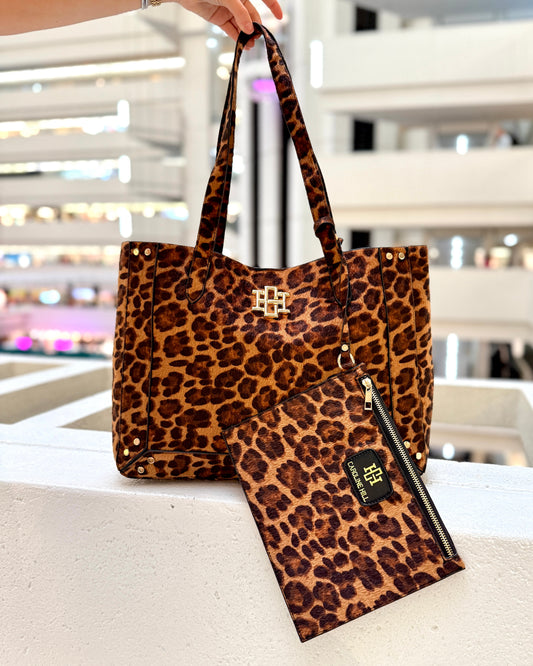 Sophie Studded Tote Spotted Saddle
