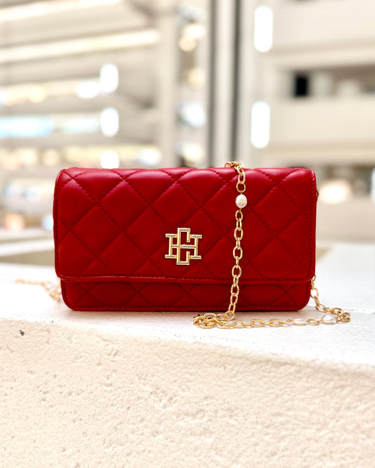 Brynleigh Clutch Crossbody Red SQ