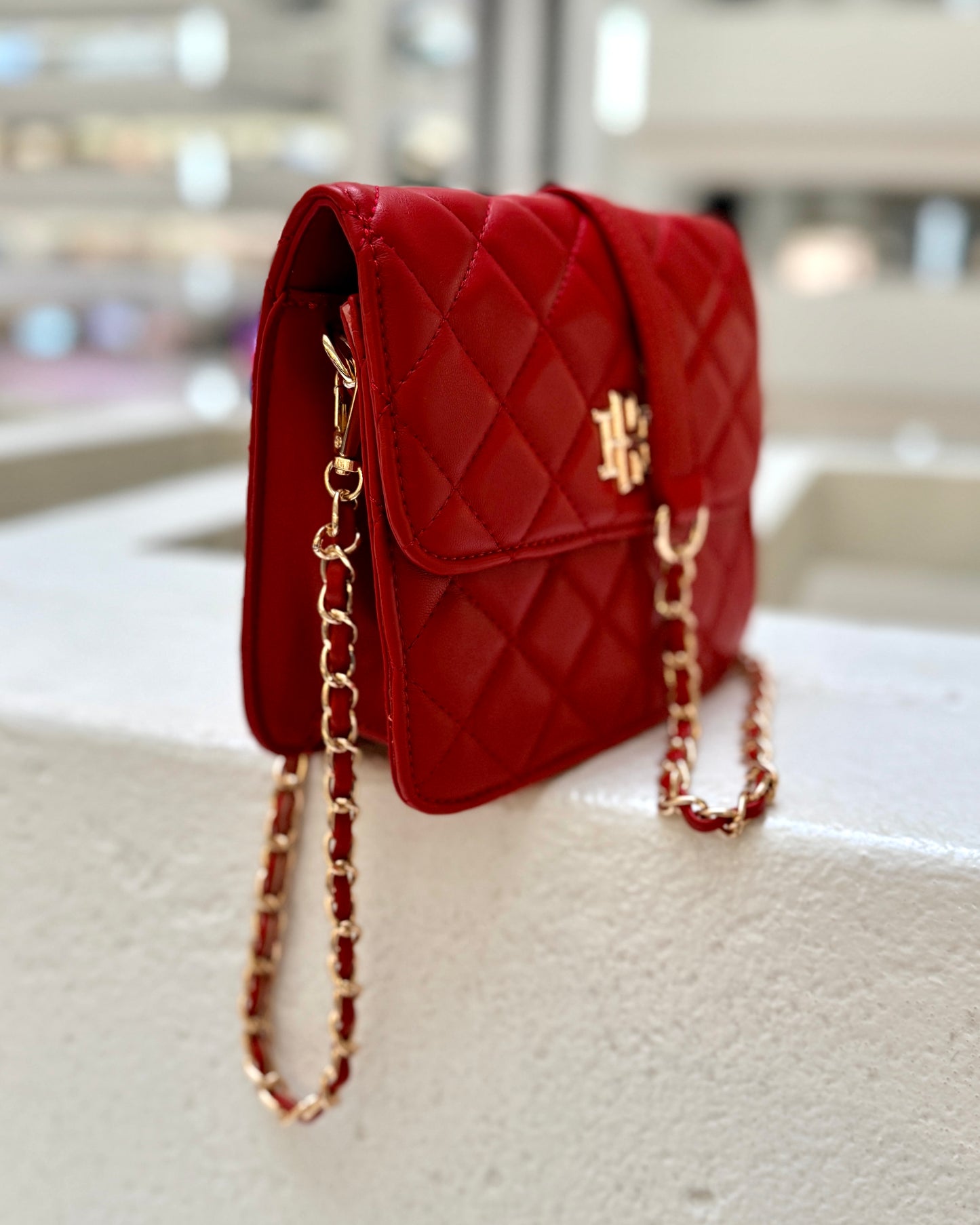 Evelyn Crossbody Red SQ