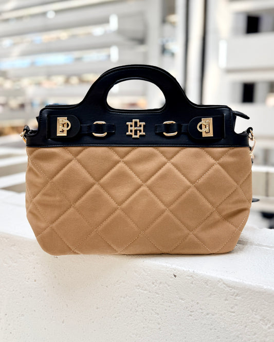 Savannah Handbag Latte Black